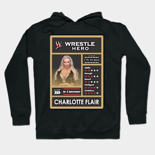 wwe card charlotte flair Hoodie